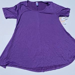 NWT Lularoe Perfect T Purple Solid Small